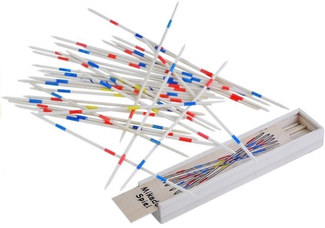 Mikado en bois – jeu de société avec baguettes