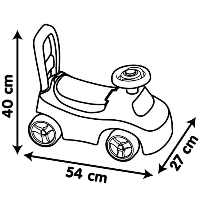 Smoby Véhicule d'Équilibre Auto Rose
