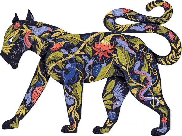 Forme panthère originale et illustrations artistiques