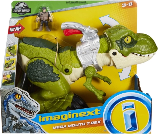 Jurassic World Megamouth T-Rex figurine dinosaure