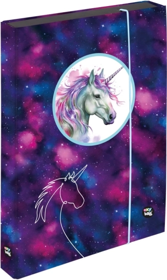 Boîte jumbo pour cahiers A4 OXYBAG OXY GO unicorn