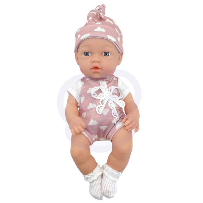 woopie royal adorable bébé en tenue rose 36 cm