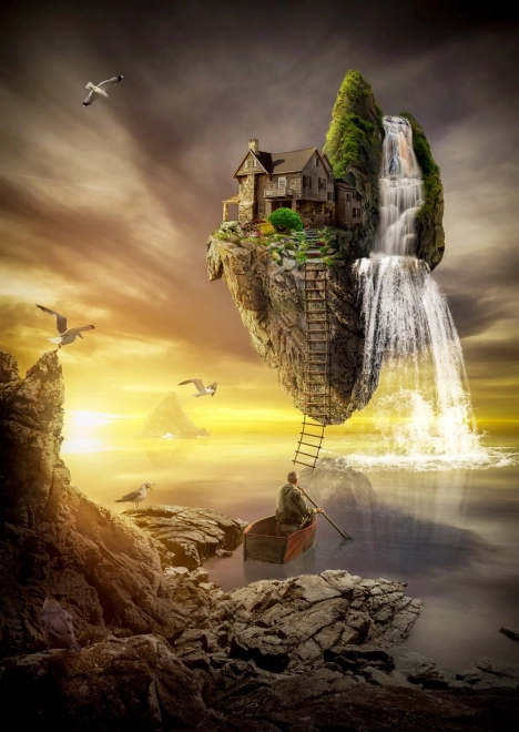 Profitez du puzzle Île Magique 1000 pièces