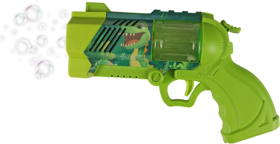 Pistolet à bulles dinosaure avec lumière – vert