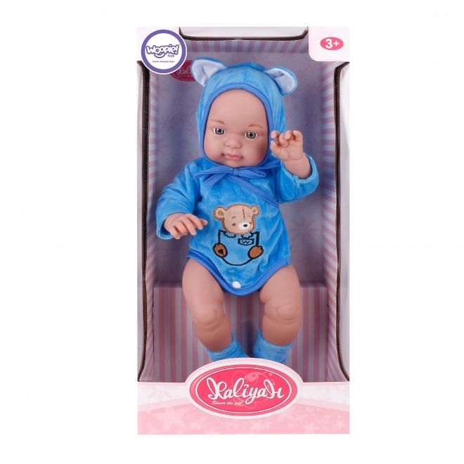 Poupée royale Woopie bébé en tenue d'ourson 46 cm
