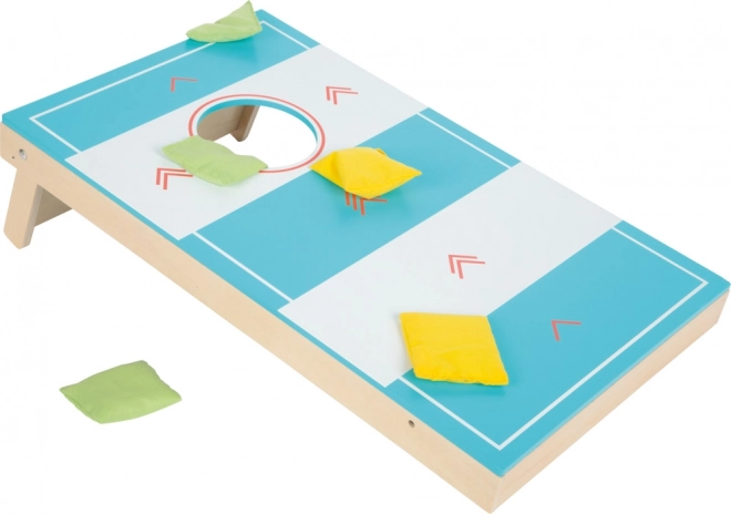 Petit pied Jeu 2-en-1 Cornhole et hockey de table Actif