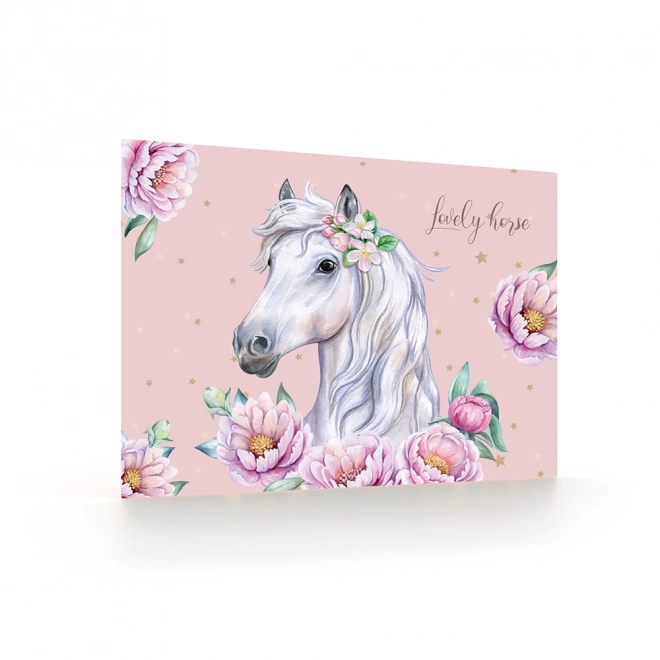 Protège-table avec motif de cheval Romantica