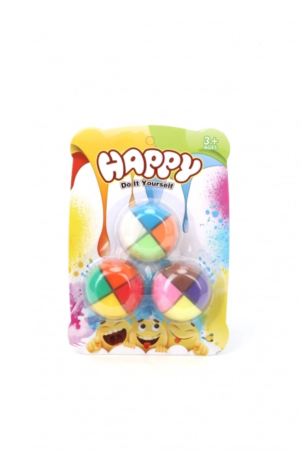 Slimes colorés pour enfants 3 pièces