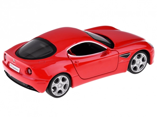 Modèle de voiture en métal Alfa Romeo 8C Competizione échelle 1:32