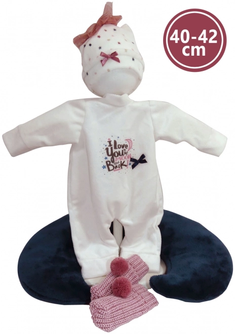 Llorens M740-50P tenue pour poupée bébé NOUVEAU-NÉ taille 40-42 cm