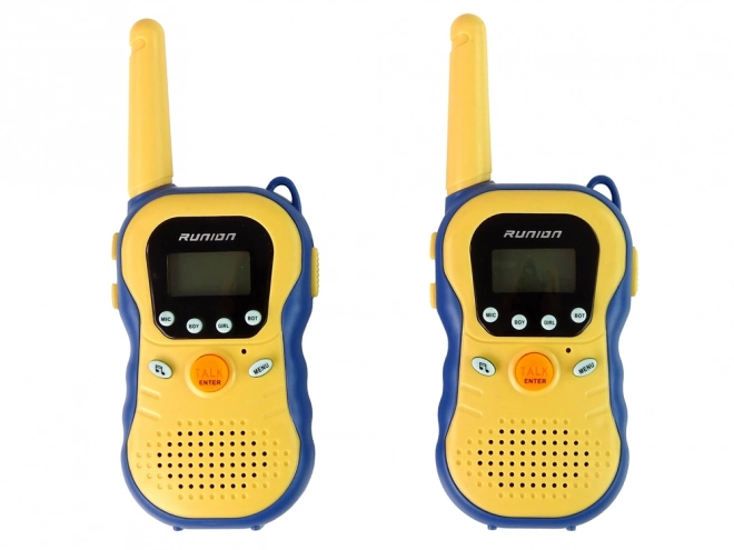 Émetteurs-récepteurs à ondes courtes pour enfants jaunes 2 pcs.