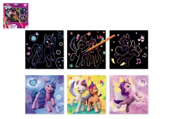 Images à gratter My Little Pony 20x20 cm