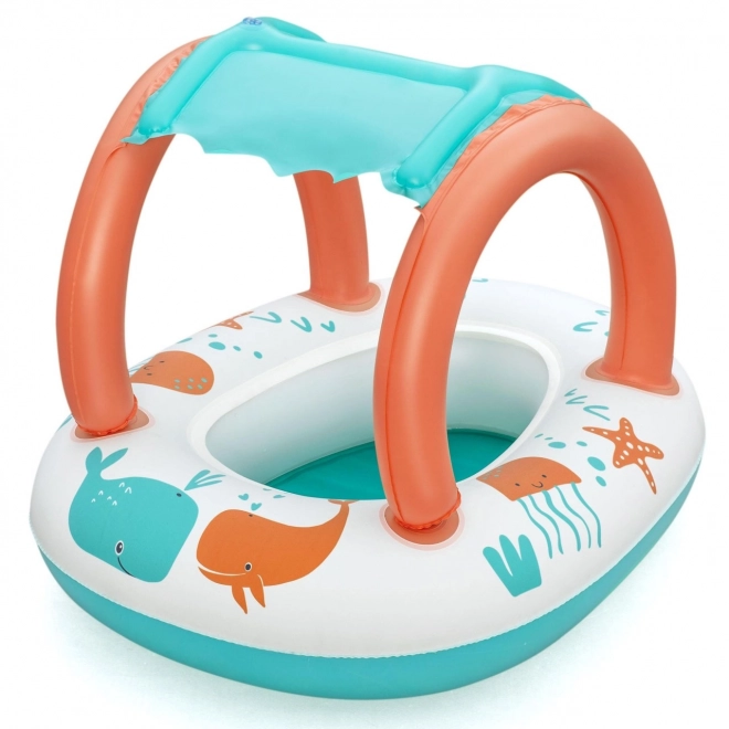 Lit enfant gonflable avec auvent amovible
