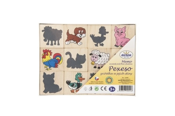 Pexeso Animaux et leurs ombres
