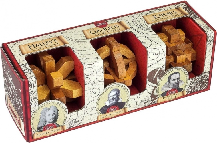 Professor Puzzle Great Minds : grands esprits – ensemble de casse-têtes 3 en 1