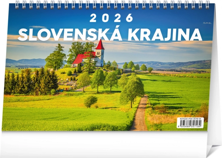 Calendrier de bureau Paysage slovaque 2026