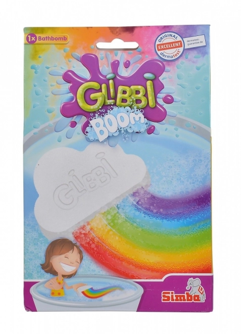 Bombe de bain effervescente arc-en-ciel