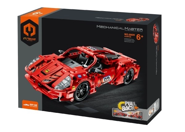Voiture de course à rétrofriction en kit