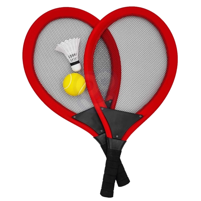 Grandes raquettes de tennis badminton pour enfants ensemble avec balle et panier