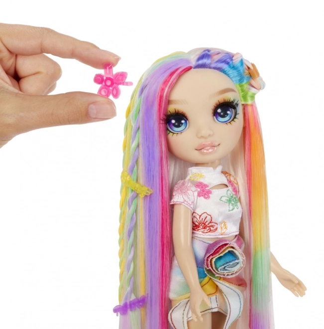 Poupée Rainbow High avec craies pour cheveux