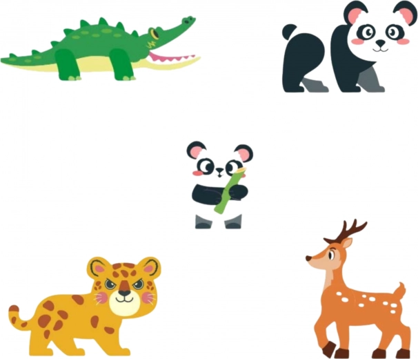 Adorables figurines d’animaux rares