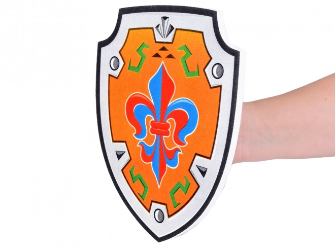 Ensemble de Chevalier Écusson en Mousse Épée Emblème de Lys ZA5315