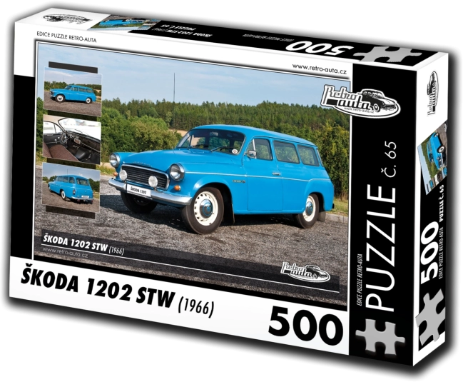 Puzzle Rétro-Autos Škoda 1202 STW 500 pièces