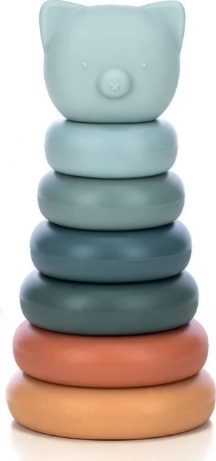 Tour en silicone et anneau de dentition Ourson