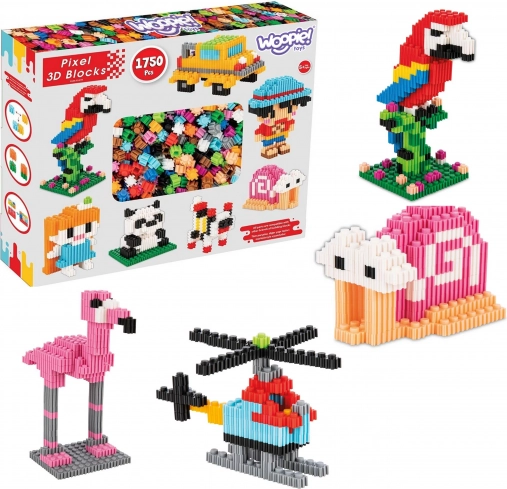 Jeu de construction 3D PIXEL 1750 pcs WOOPIE