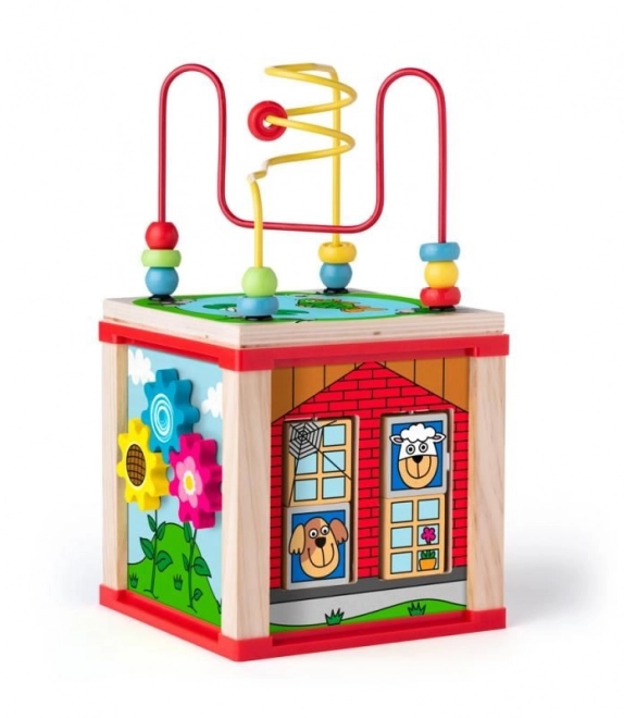 Cube d'activité petite maisonnette