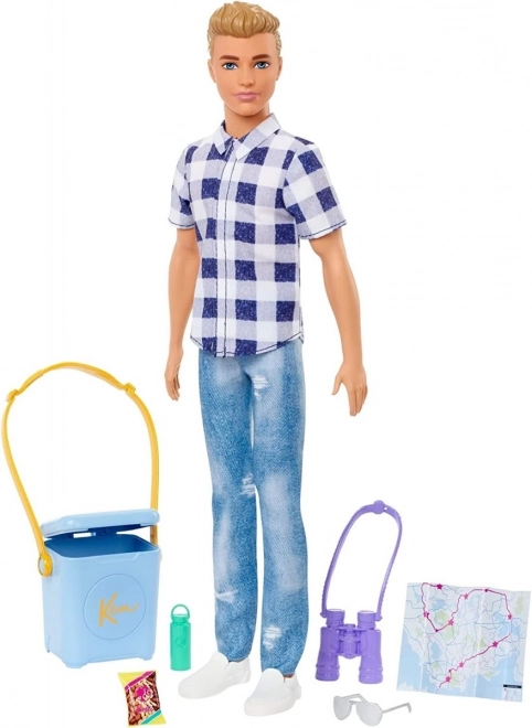 Poupée Barbie Camping Ken avec accessoires