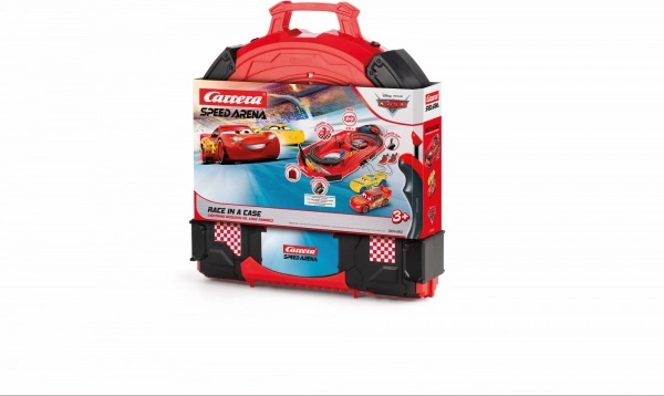 Arène de course portable dans une valise pratique