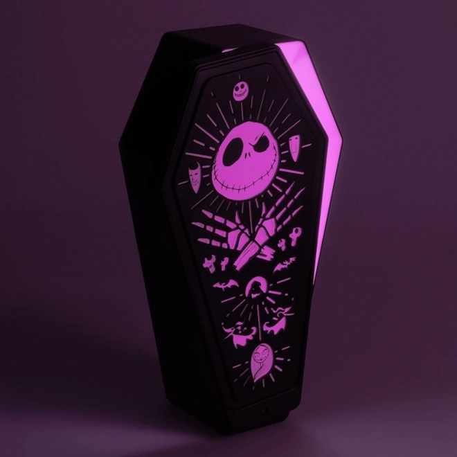 Lumière 3D Nightmare Before Christmas en forme de cercueil