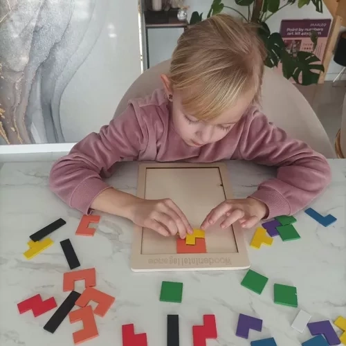 Puzzle en bois / tetris Kruzzel 22667