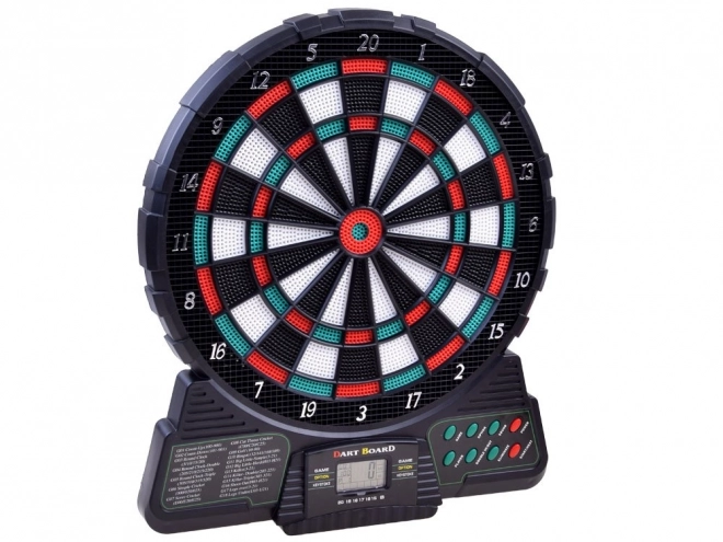 Cible électronique pour fléchettes avec 18 jeux