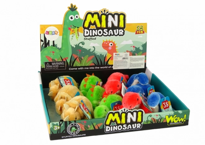 Mini figurine en peluche de dinosaures 4 types
