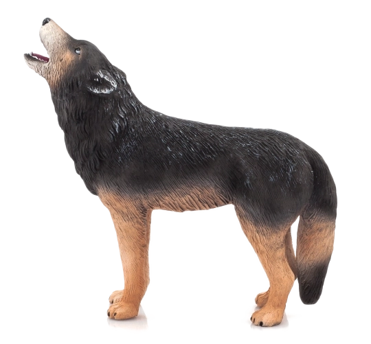 Figurine Mojo loup hurlant – taille moyenne