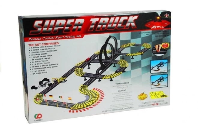 Circuit de course 11 mètres + 2 voitures Power Pack