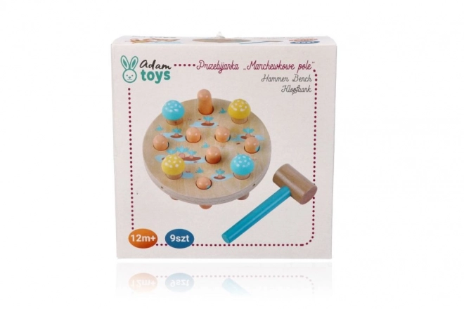 Punch en peluche de carotte