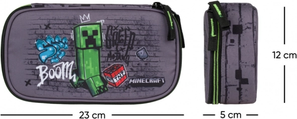 Ensemble 3 Skate Baagl Minecraft TNT: Sac à dos, Trousse, Sac