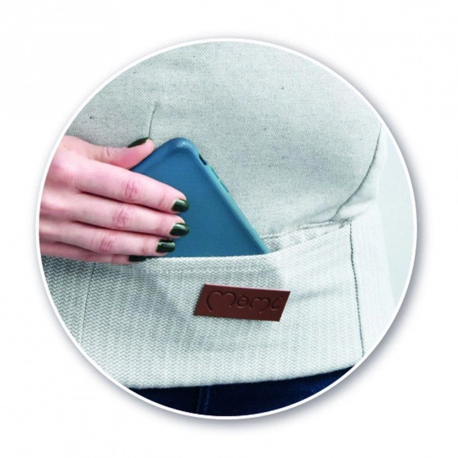 Porte-bébé ergonomique MoMi COLLET gris