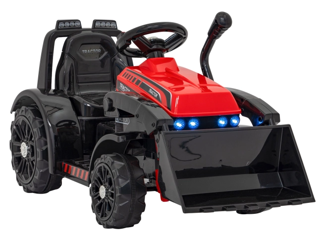 Tracteur électrique pour enfants avec lame – Rouge