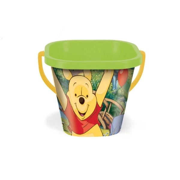 Seau Carré Disney 2L plastique mélange de types 19x17cm Wader