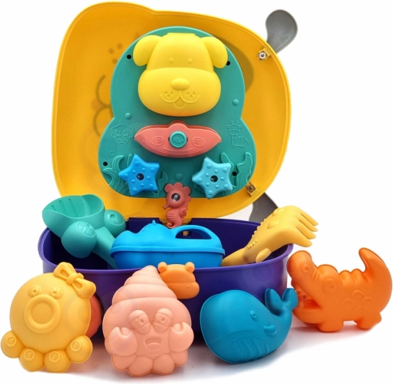 WOOPIE 3v1 Bac à sable d'eau Valise – Chiot