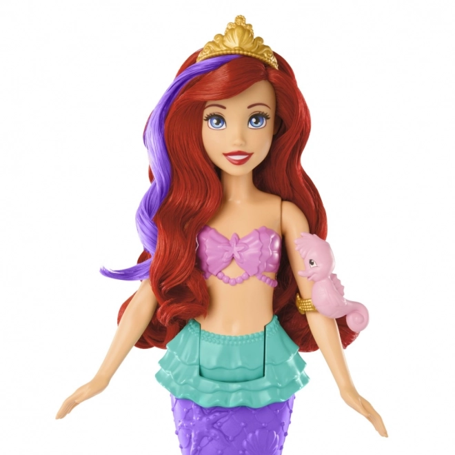MATTEL Disney Princesse poupée Ariel petite sirène nage, change de couleur
