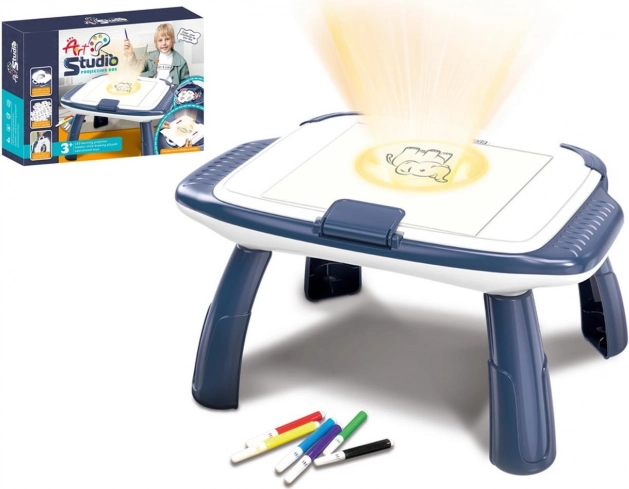 Table à dessin avec projecteur pour enfants