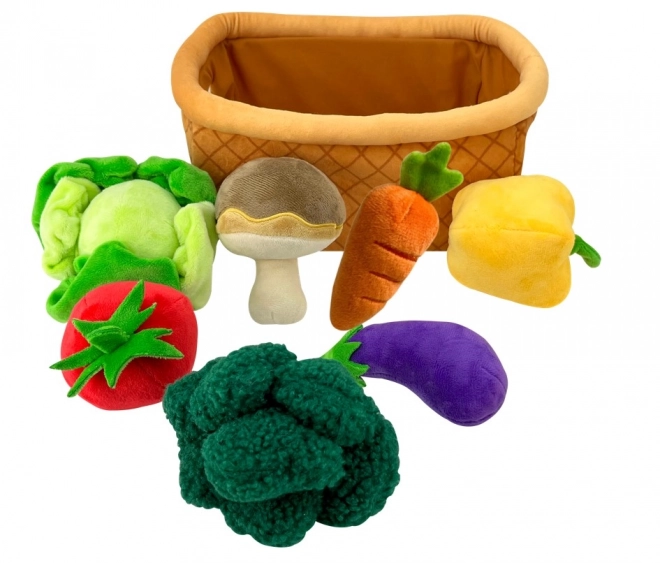 Magic Baby Légumes dans un panier - jouet en peluche