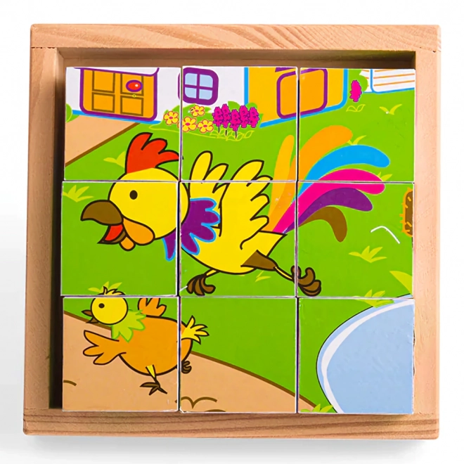 Blocs d'images puzzle Animaux