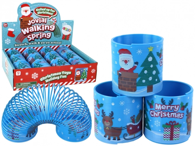Printemps vénéré Bleu motif de Noël Relaxant 6CM