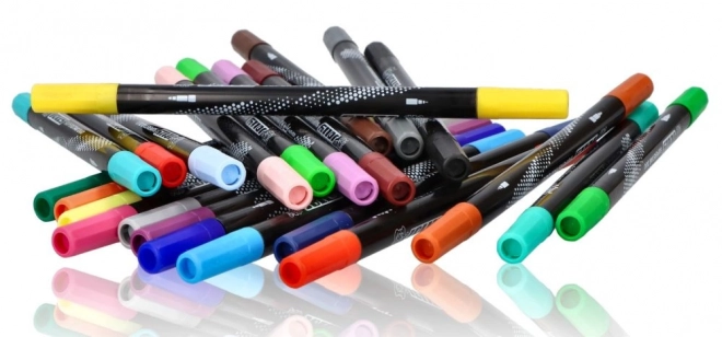 Marqueurs recto-verso Next Gen 24 couleurs